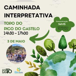 Caminhada Interpretativa Topo do Pico do Castelo - RB da Ilha do Porto Santo