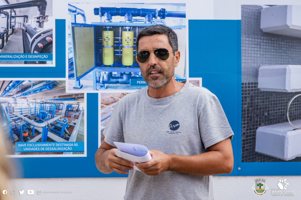 Comemoração com visita à Central Dessalinizadora do Porto Santo