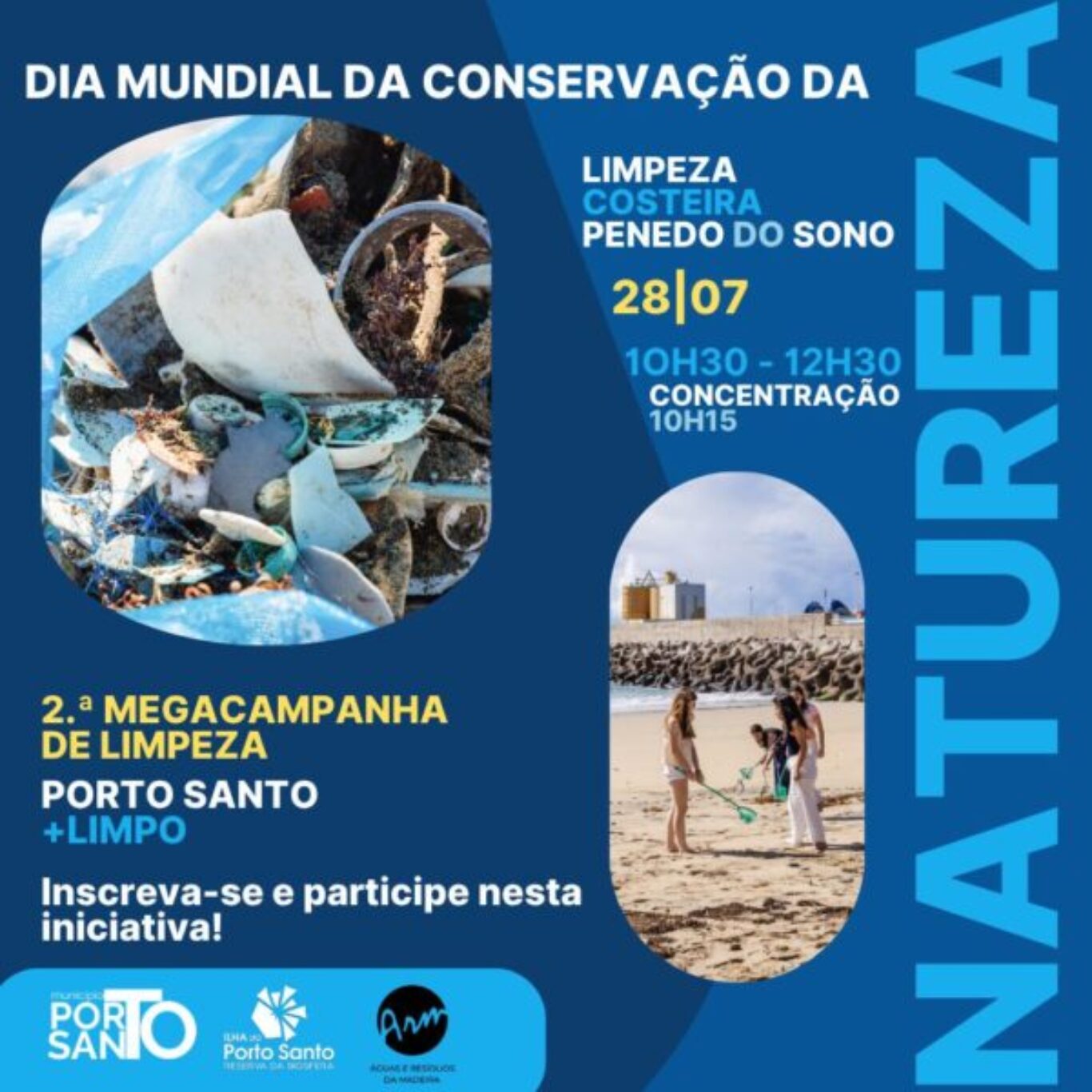 Cartaz da 2.ª Megacampanha de Limpeza