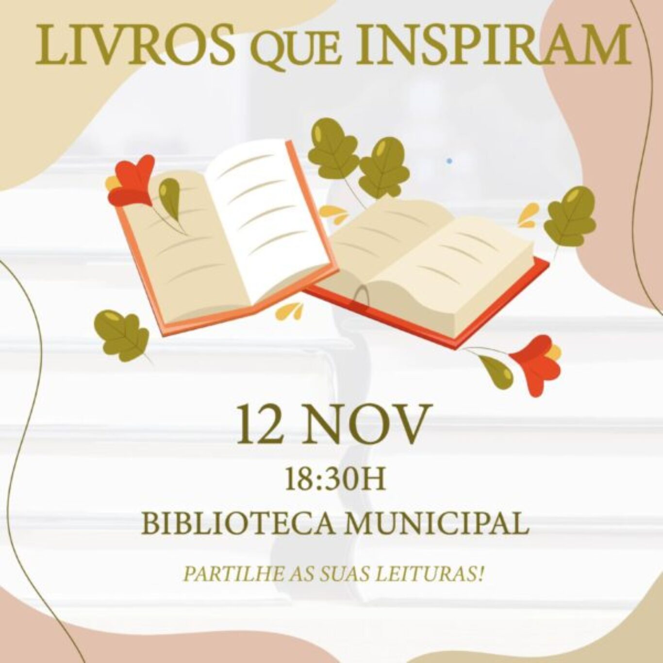 Cartaz "Livros que Inspiram"