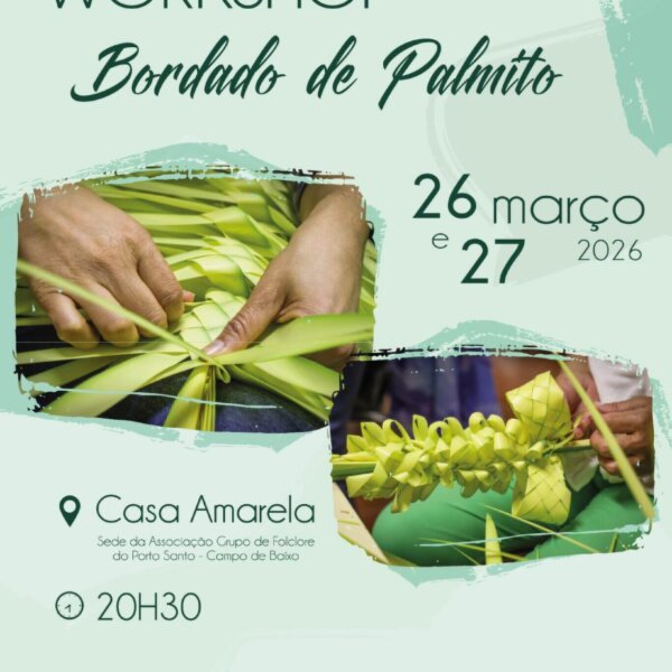 Workshop Bordado de Palmito