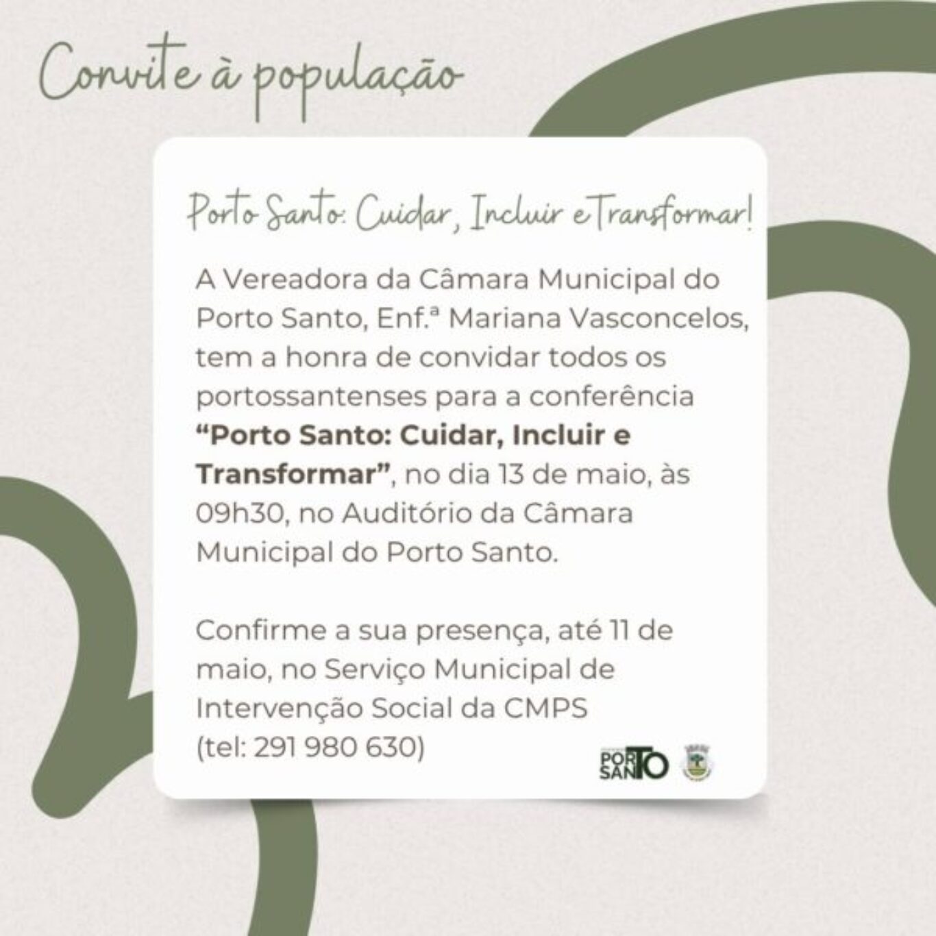 Conferência “Porto Santo: Cuidar, Incluir e Transformar”