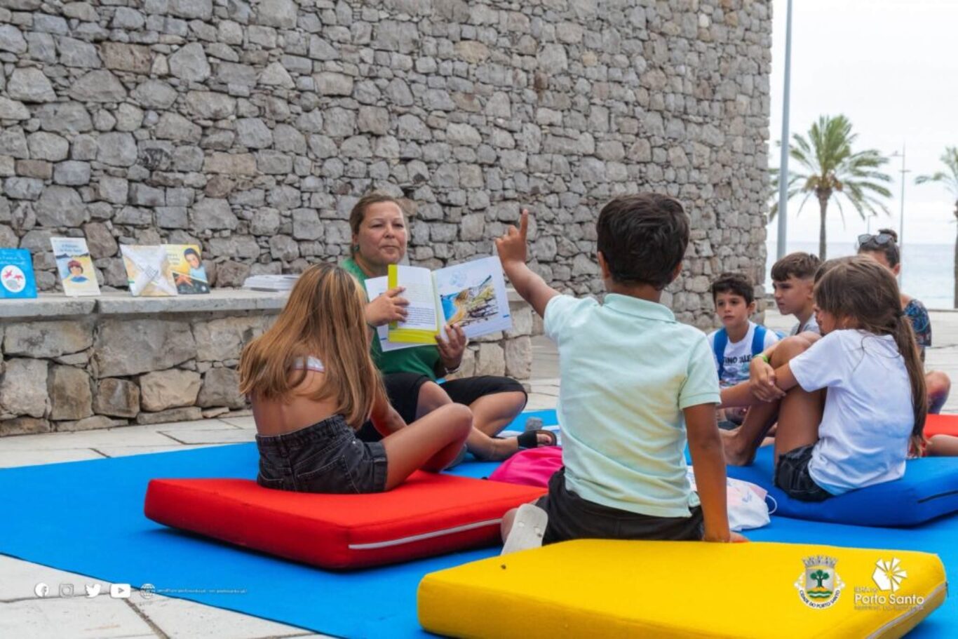 “Leituras com sabor a mar” no Jardim Literário